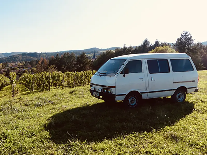 Image de "Gaïa", van en location chez Ryôko - spécialiste de la location de vans pour slow travel à Pouilly les Nonains dans la loire